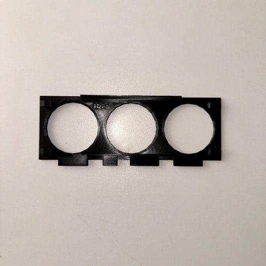 BMW E36 | Držák tří přídavných budíků 52mm