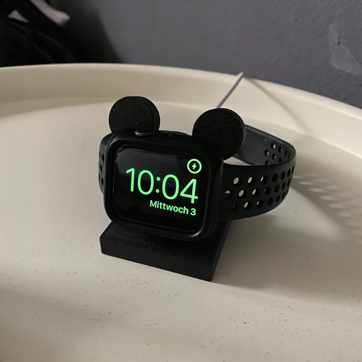 Mickey Mouse Apple Watch nabíječka